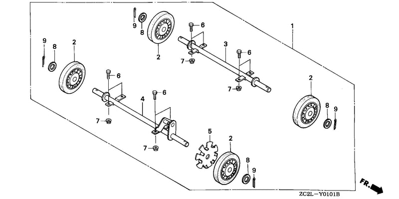 EM/EB   WHEEL (4-WHEELS)