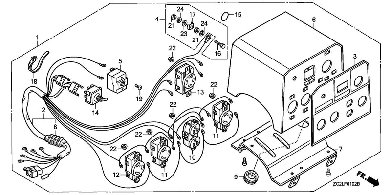 EG      CONTROL BOX (EG5000XK1)  (TO 4135486)