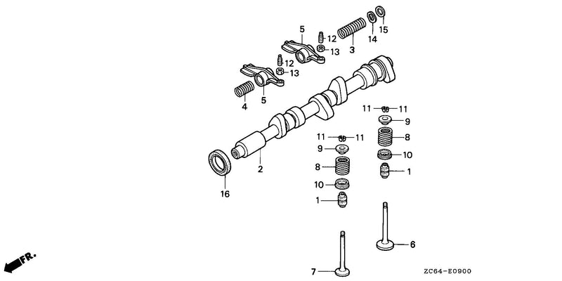 CAMSHAFT@VALVE