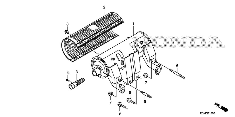 MUFFLER (HIGH-R.)