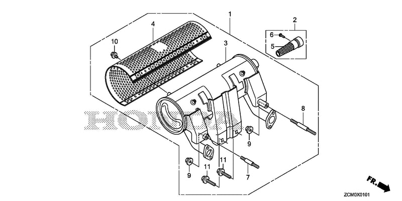 MUFFLER KIT (HIGH-L.)