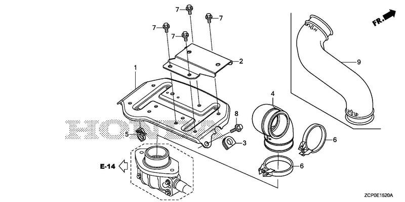AIR CLEANER STAY