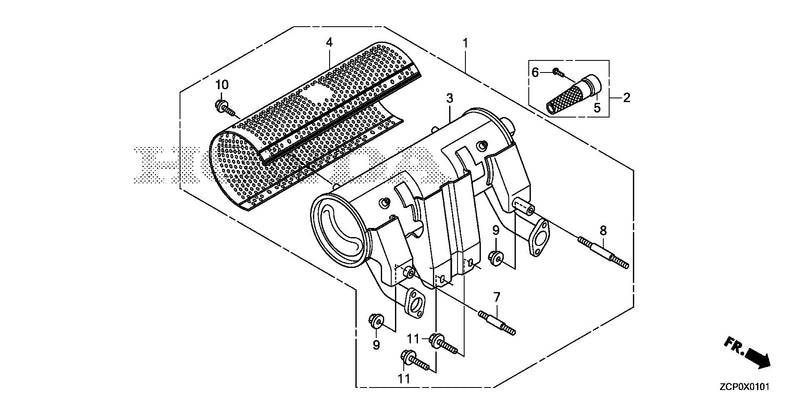 MUFFLER KIT (HIGH-L.)