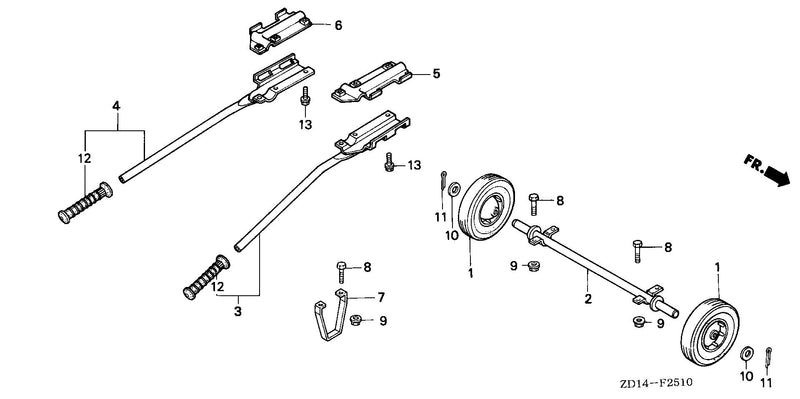 HANDLE@WHEEL (2-WHEELS)