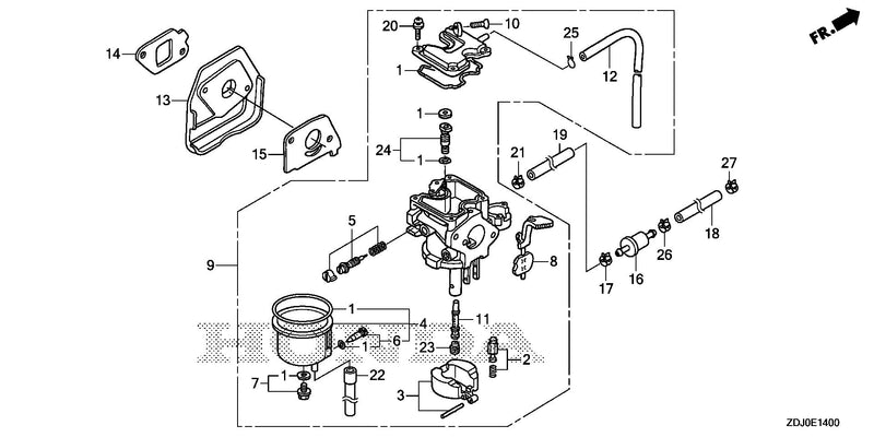 CARBURETOR (1) (RAMMER   FLOAT)