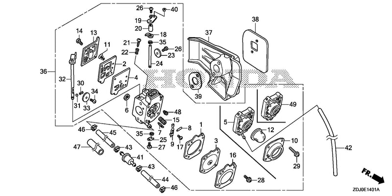 CARBURETOR (2) (RAMMER   FLOATLESS)