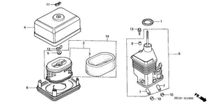 AIR CLEANER (DUAL)       (SILENT)