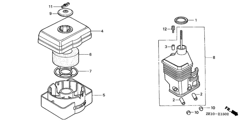 AIR CLEANER (OIL BATH)