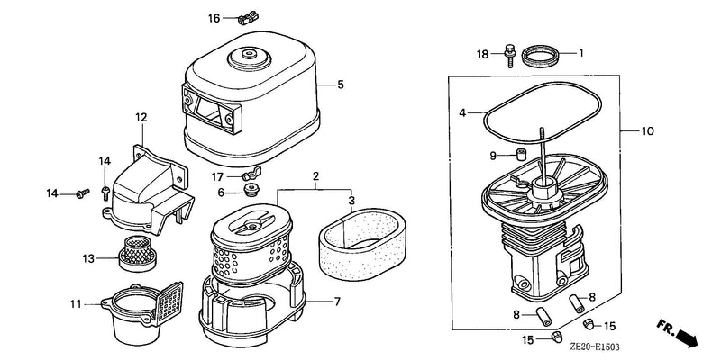 AIR CLEANER (CYCLONE)