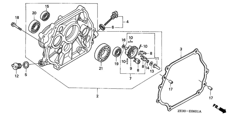 CRANKCASE COVER (2)