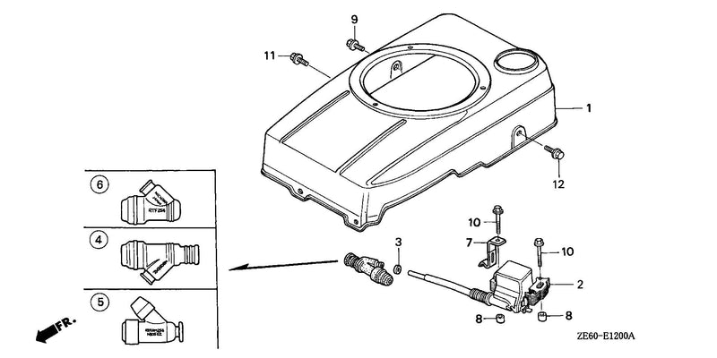 FAN COVER@IGNITION COIL