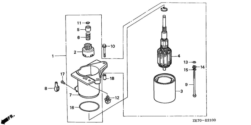 STARTER MOTOR