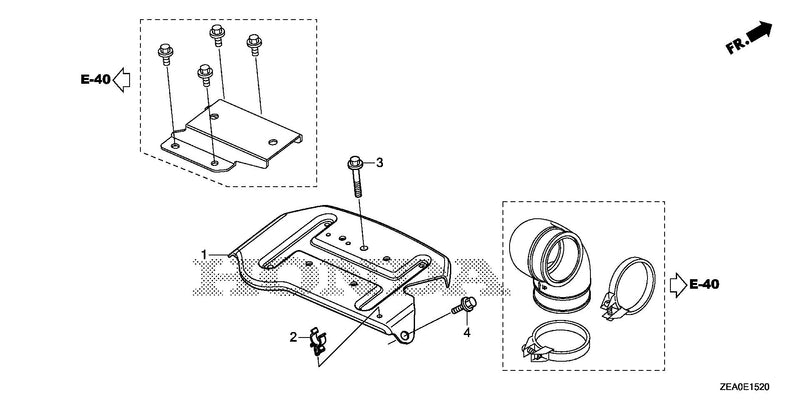 AIR CLEANER STAY