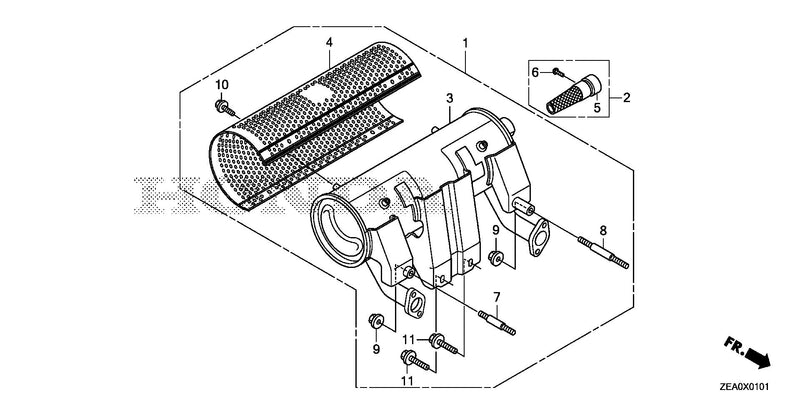 MUFFLER KIT (HIGH-L.)