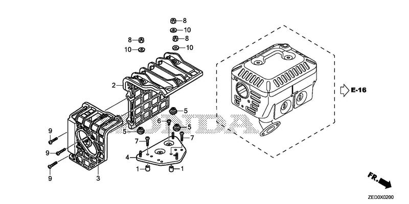 MUFFLER COVER