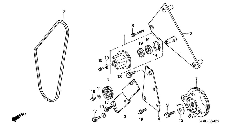 COOLING FAN PULLEY