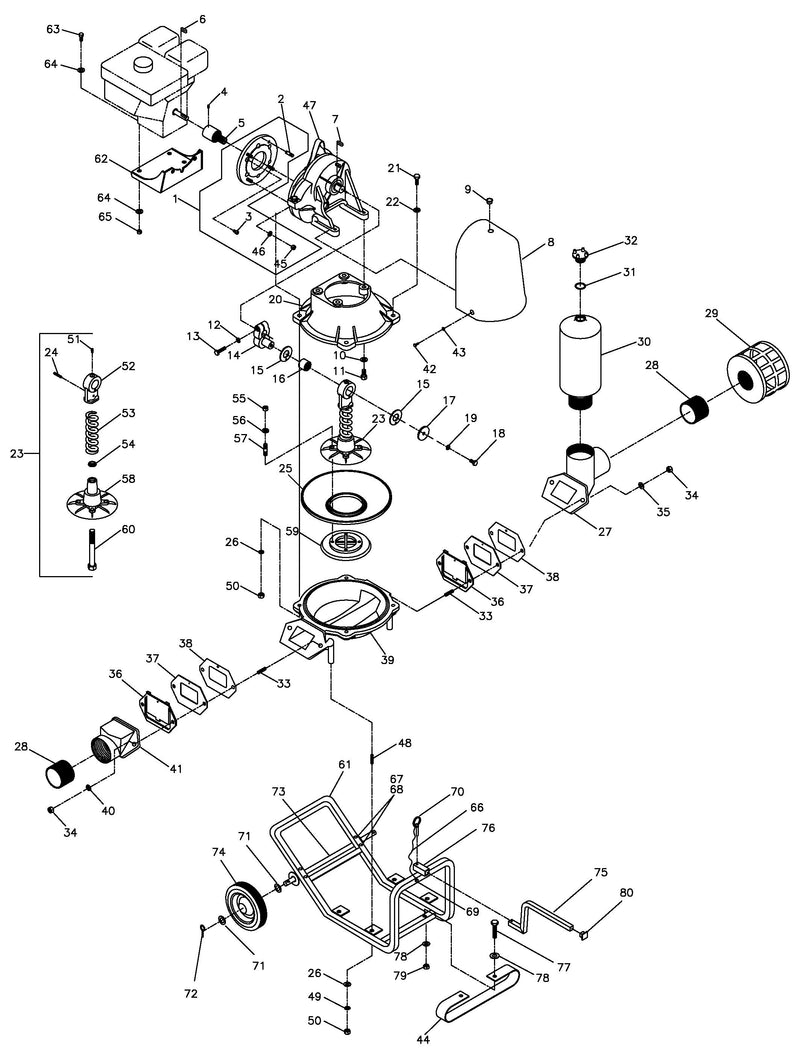 CASING AND COMPONENTS    (WDP30XK1)