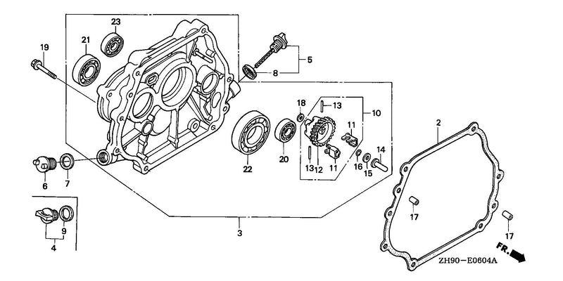 CRANKCASE COVER (5)