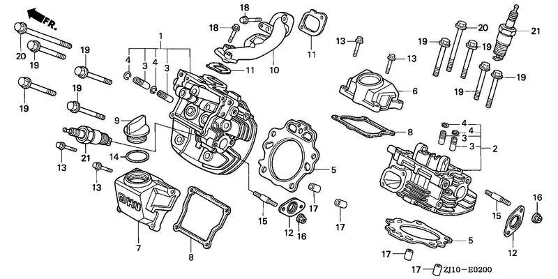 CYLINDER HEAD (GX620)