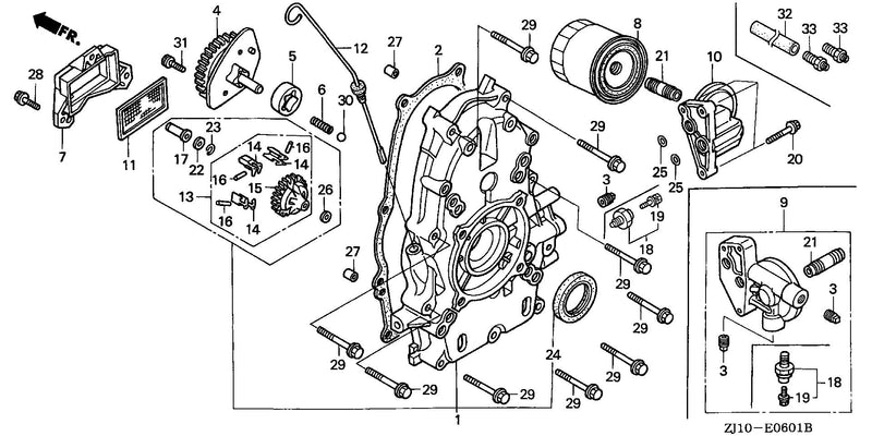 CRANKCASE COVER (GX620K1)