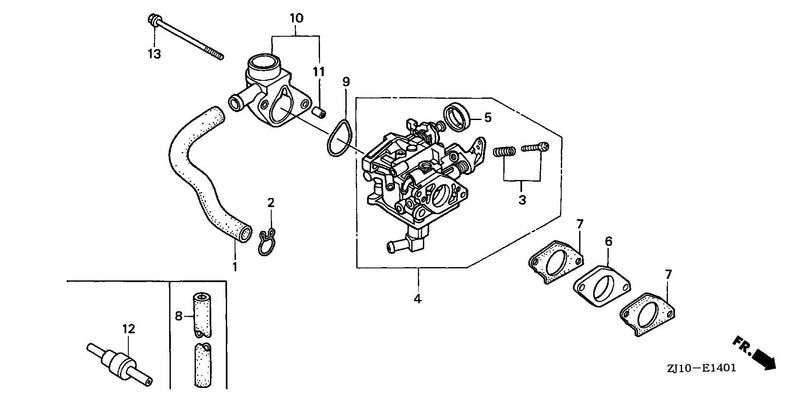 CARBURETOR (2) (PROPANE)