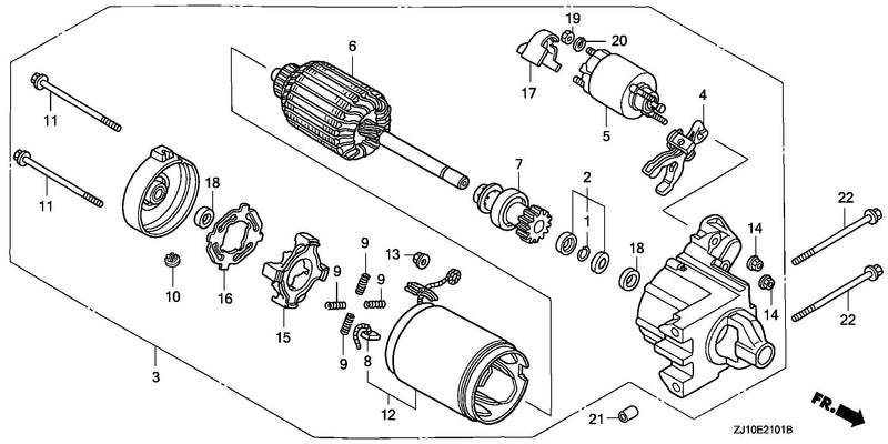 STARTER MOTOR (GX620K1)