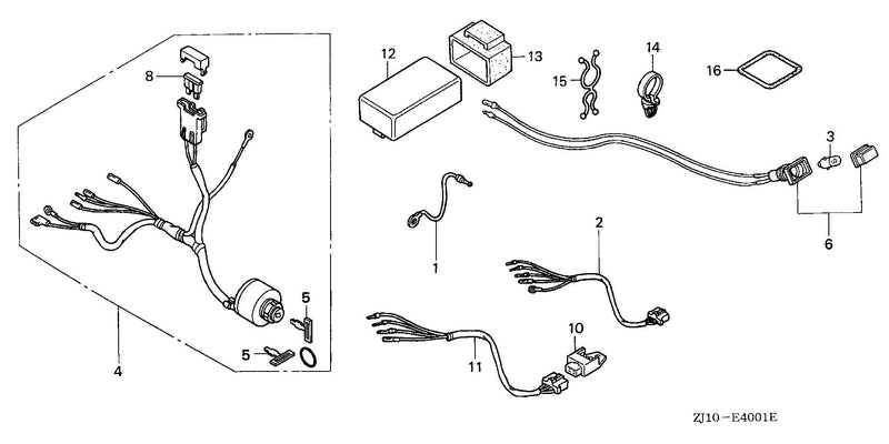COMBINATION SWITCH (2)@  WIRE SUB-HARNESS