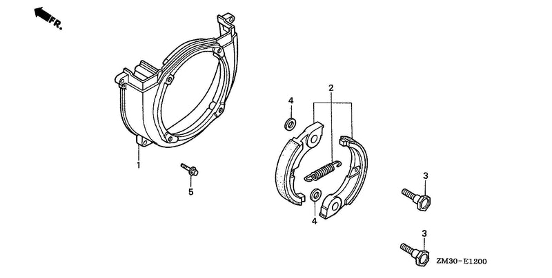 CLUTCH@FAN COVER         (HORIZONTAL TYPE)