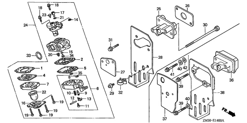 CARBURETOR (HORIZONTAL   TYPE)