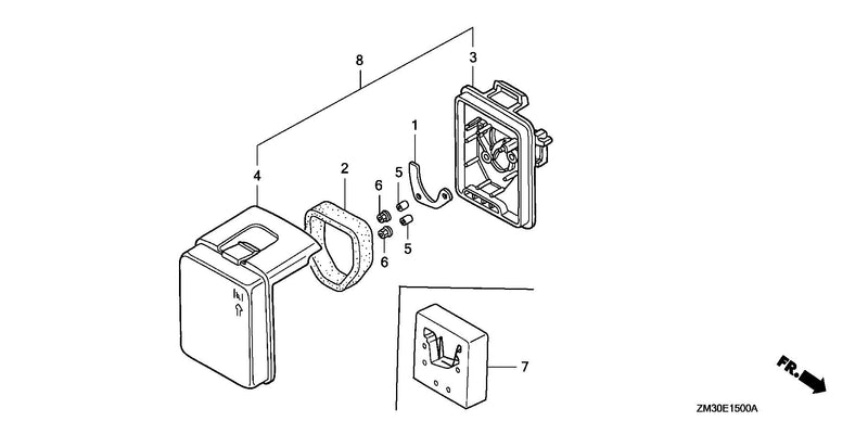 AIR CLEANER (HORIZONTAL  TYPE)