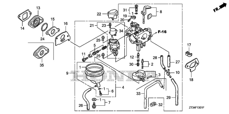 CARBURETOR (EU1000I/K1)