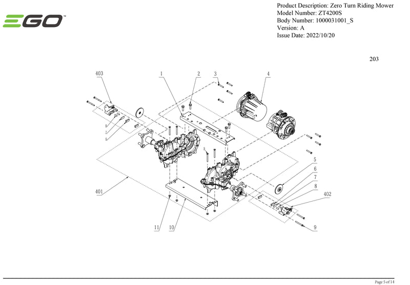 Drive Train Assembly