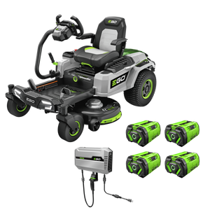 EGO Power+ ZT4205S 42" Z6 Zero Turn Riding Mower with  e-STEER™ Technology with (4) 12Ah Batteries and Charger