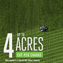 EGO Power+ ZT5207L 52" Z6 Zero Turn Riding Mower with (6) 12AH Batteries and 1600W Charger