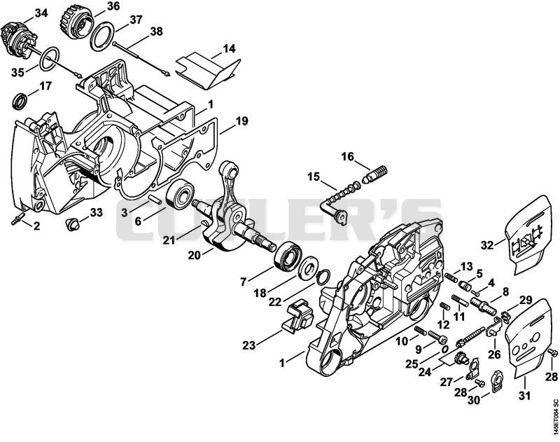 Crankcase, Crankshaft