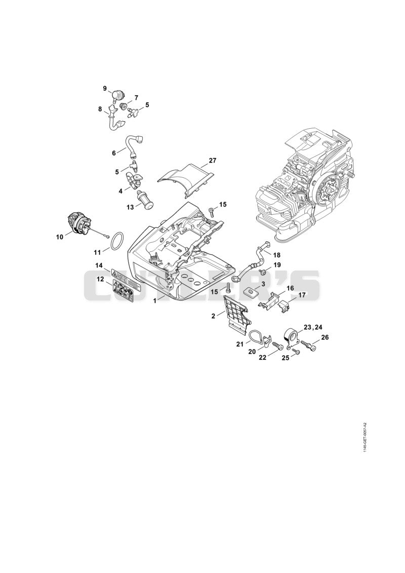Tank housing
