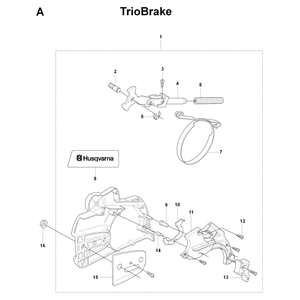 CHAIN BRAKE AND CLUTCH COVER