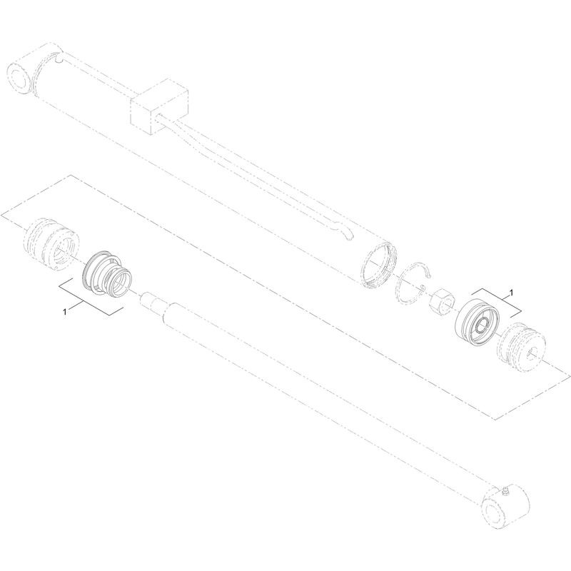Hydraulic Cylinder Assembly No 130-5176