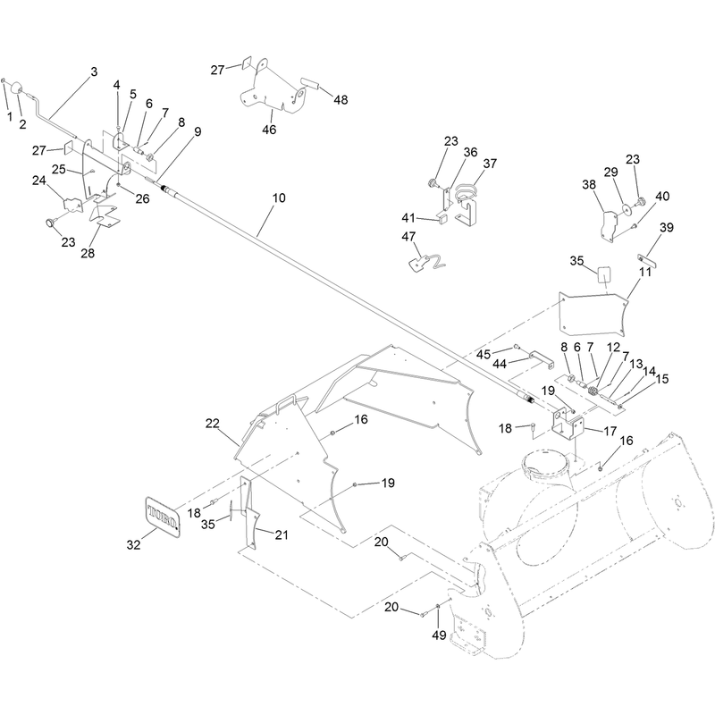 Crank and Mounting Assembly