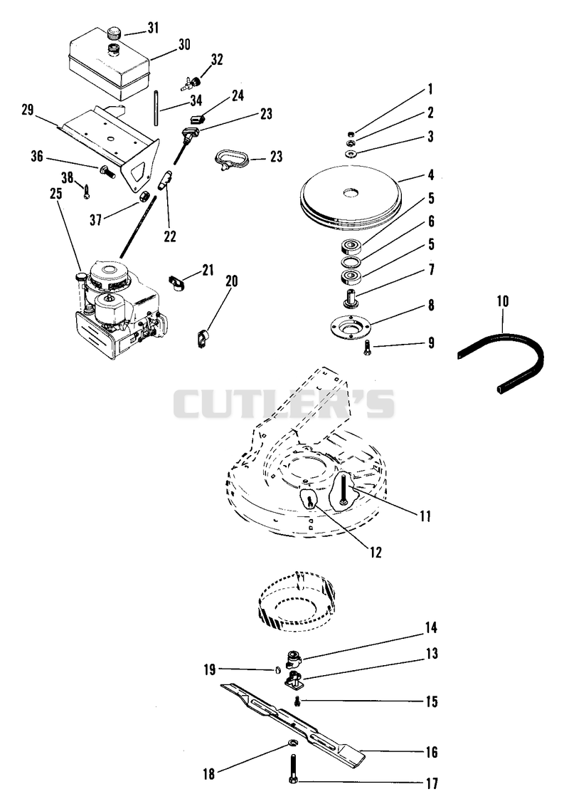Engine And Belt Drive