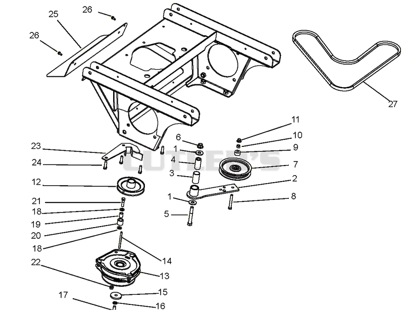 Clutch And Exhaust Deflector
