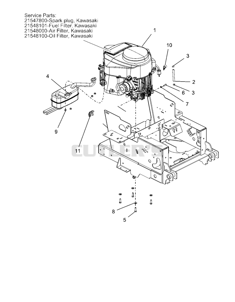 Engine - Kawasaki FR
