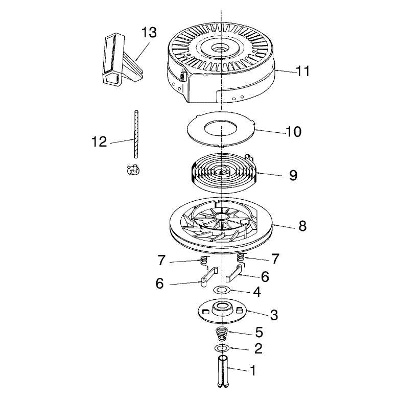 Recoil Starter No. 590652