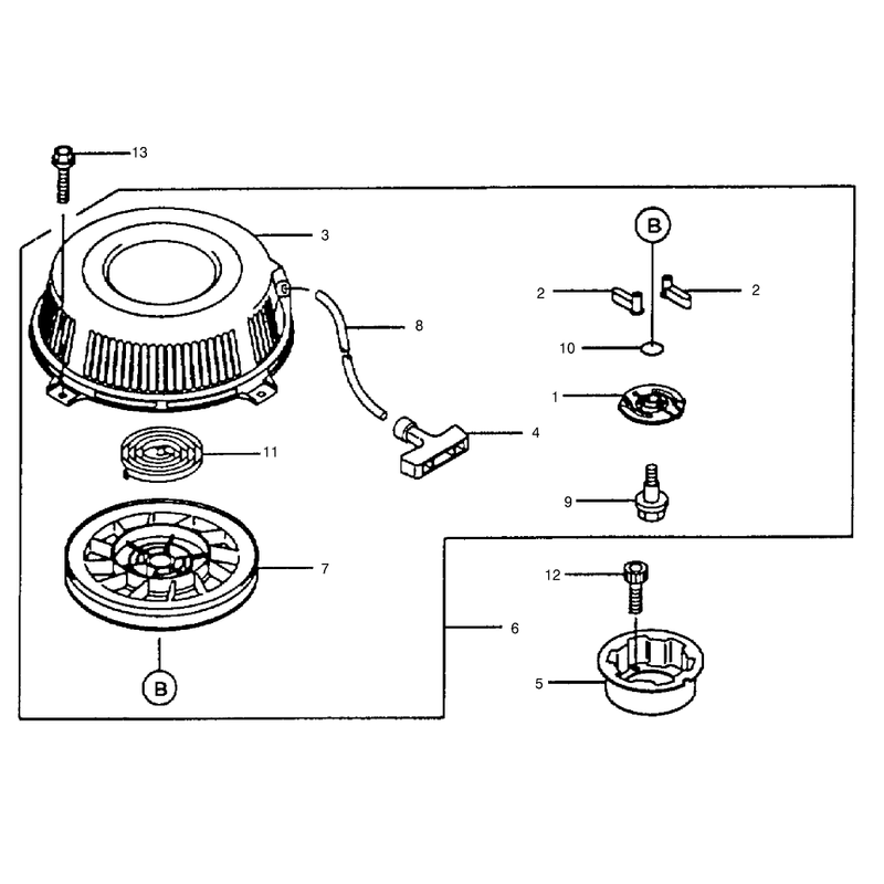 Starter Assembly Kawasaki FB460V-MS14