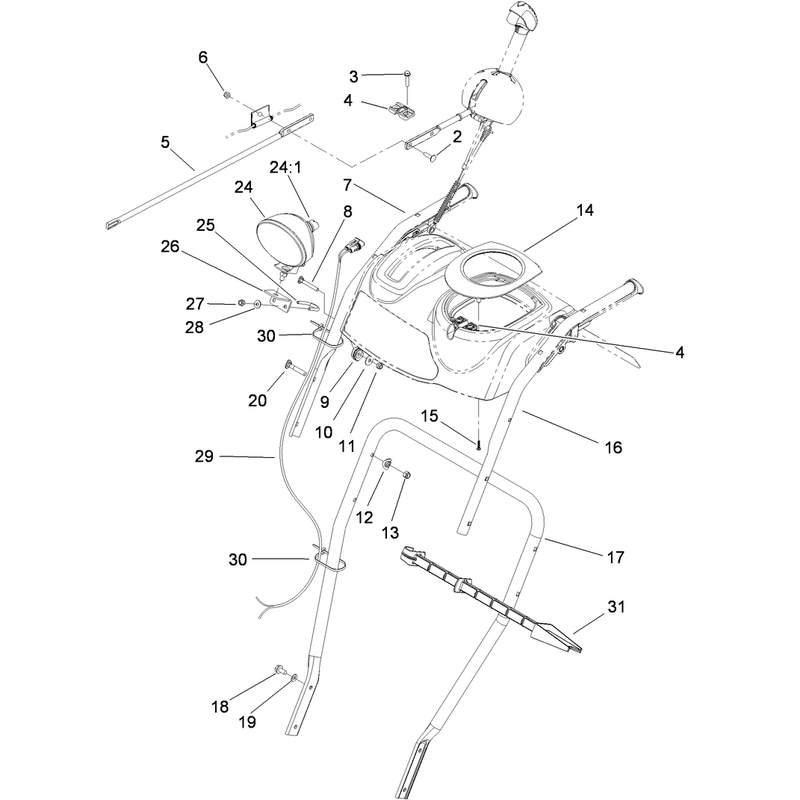 Handle and Control Assembly