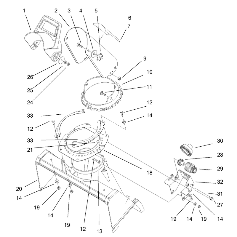 Discharge Chute Assembly