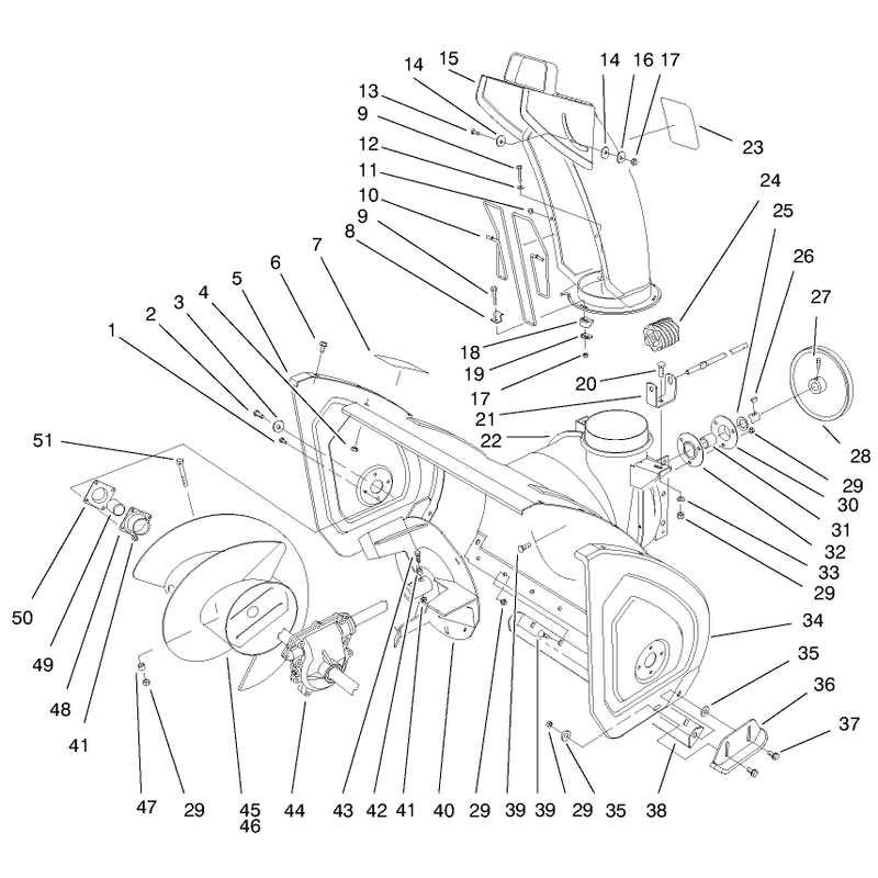 Auger And Housing Assembly