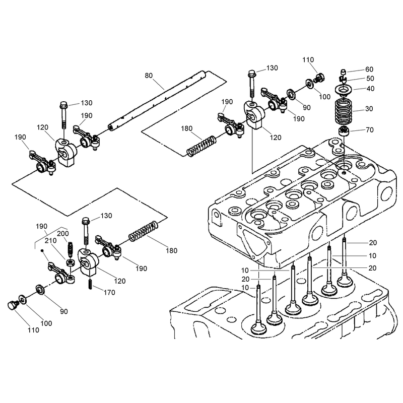 Valve and Rocker Arm Assembly