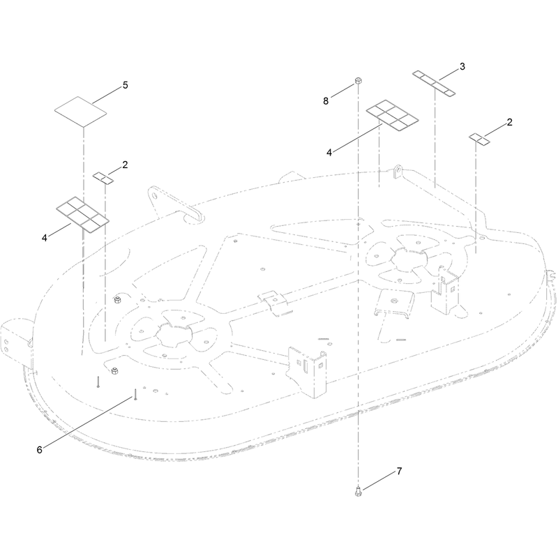 42 Inch Deck Assembly No. 131-3604
