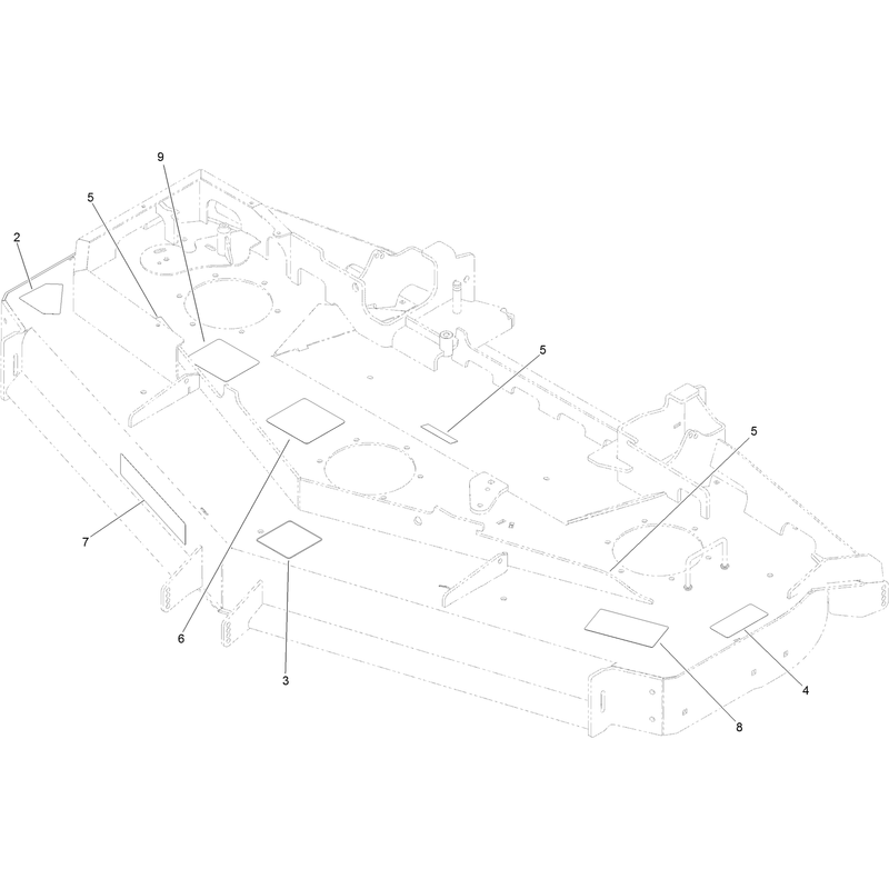 Deck Decal Assembly No. 125-9307